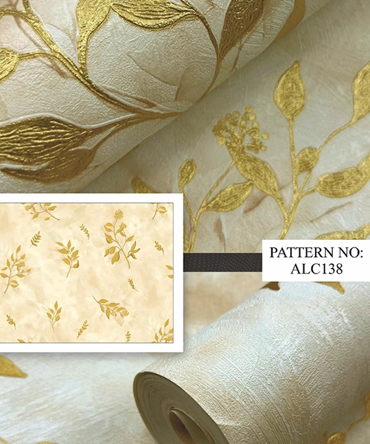 Elegant Gold Veins Abstract Wallpaper